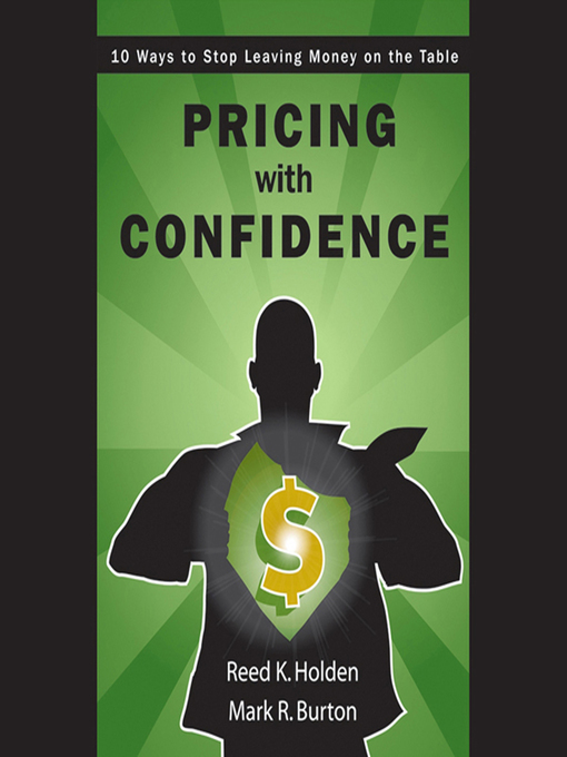 Title details for Pricing with Confidence by Mark Burton - Wait list